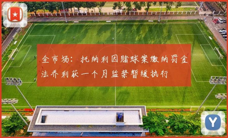 全市场：托纳利因赌球案缴纳罚金法乔利获一个月监禁暂缓执行